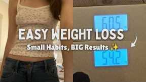 Small Daily Habits That Help You Lose Weight